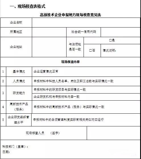 高新技術企業申請，蘇州高新技術企業申請，蘇州高新技術企業申請現場核查