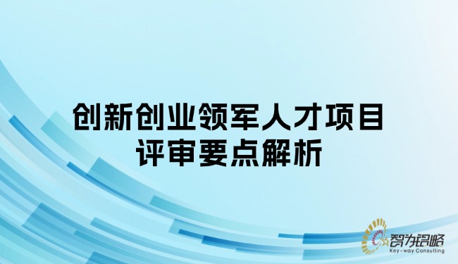 創(chuàng)新創(chuàng)業(yè)領(lǐng)軍人才項目評審要點解析.jpg